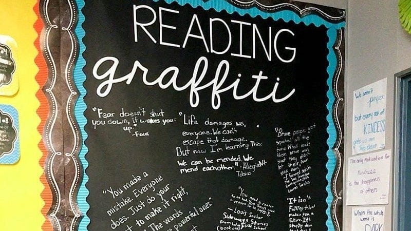  Grafiti na zidovima u učionici - 20 briljantnih ideja - WeAreTeachers